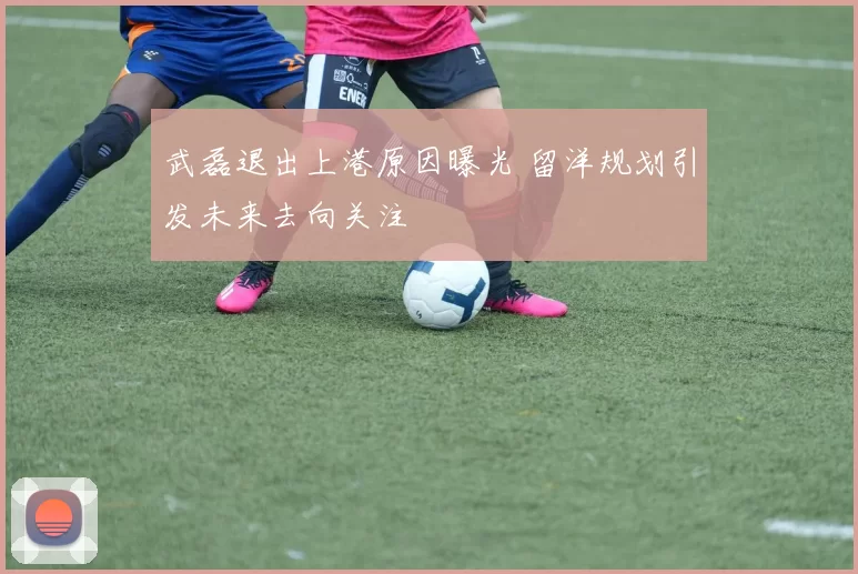 武磊退出上港原因曝光 留洋规划引发未来去向关注